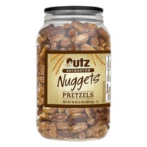 Utz Quality Foods Sourdough Pretzel Nuggets, 32 Ounce Barrels - £20.46 GBP+