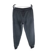 PJ Salvage Womens Pajama Jogger Pants Fuzzy Fleece Lounge Pockets Gray L - £18.91 GBP
