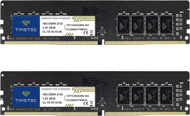 32GB Kit(2X16Gb) DDR4 2133Mhz PC4-17000 Non-Ecc Unbuffered 1.2V CL15 2R - $105.92