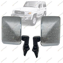 Fit Toyota Land Cruiser Mirrors Pair 85-06 70 75 Series FJ70 75 HZJ73V 75 HZJ77V - £104.50 GBP