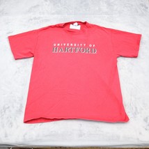 Jansport Shirt Mens L Red Hartford Short Sleeve Crew Neck Print Knit Casual Tee - $22.75