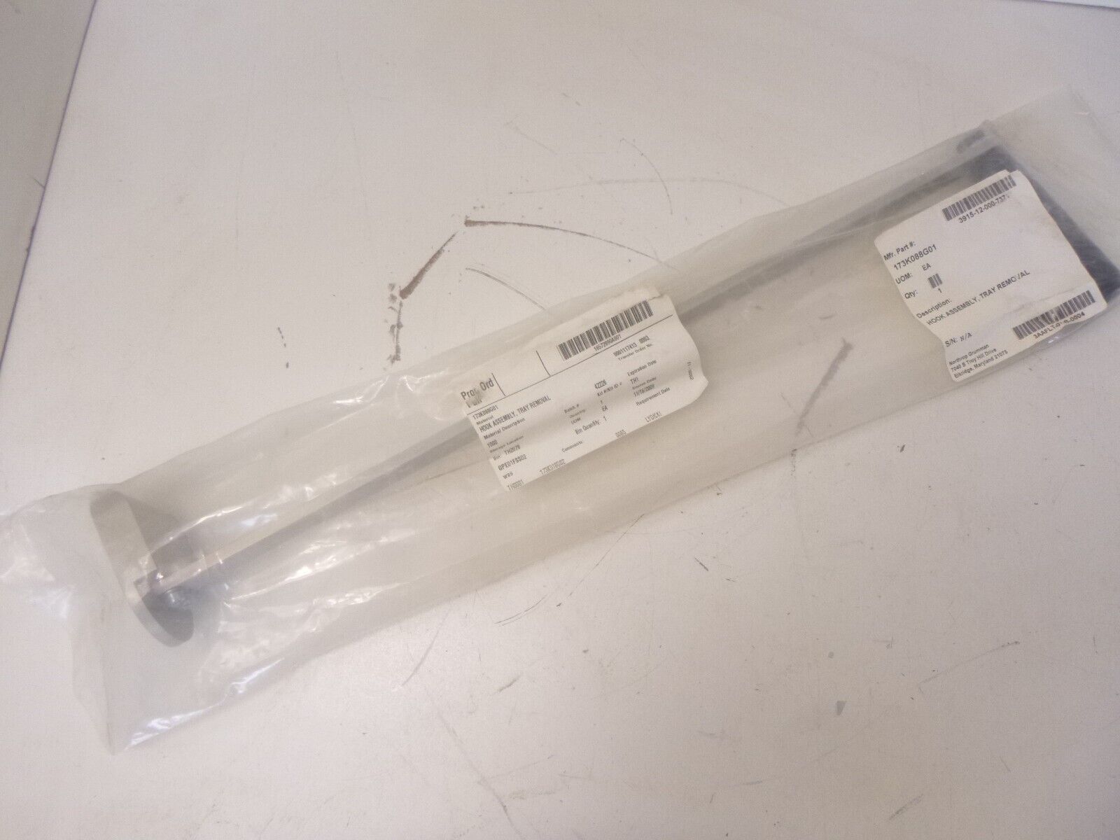 173K088G01 Hook Assembly, Tray Removal 3915-12-000-7371 - $31.99