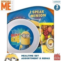 Despicable Me Minions 3 Piece Kids Dinnerware Set: Plate, Bowl and Tumbl... - £11.40 GBP