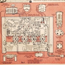 1947 4 Tube Radio Schematic Short Wave Advertisement Electronics Vintage... - $374.75 MXN