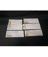 Lot Of Six 1865-1867 United States Internal Revenue Tax Stamps On Money ... - €12,09 EUR