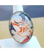 Silver Tone Samurai Bubble Ring Hotcakes Designs? 7.75 NEW - $570.01 MXN