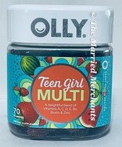 Olly Teen Girl Multi Gummies with A C D E B&#39;s Biotin &amp; Zinc 70 ea 9/2024 FRESH!! - £11.78 GBP