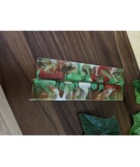 Pen Blanks: Christmas-Inspired Drop Technique Resin Pen Blanks using Red... - $28.76 CAD