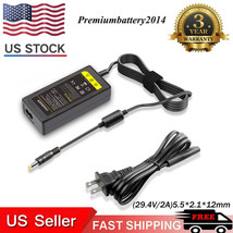 29.4V 2A Charger For 7S Lithium Battery Pack 100-240V AC-DC DC 5.5 x 2.1... - $22.79