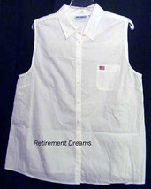 MATERNITY Womans Top Shirt XL NEW NURSING White US Flag Extra Large Pocket - $20.00