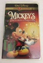 Walt Disney Mickey&#39;s Once Upon A Christmas. VHS-TESTED-RARE VINTAGE-SHIPS N 24HR - $15.89