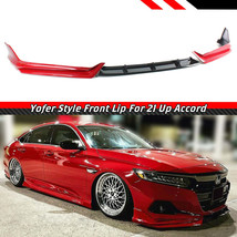 BRAND NEW 3PCS 2021-2022 Honda Accord Yofer San Marino Red Front Bumper ... - $165.00