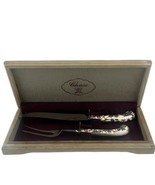 CHASE Carving Set Knife Fork Silver Overlay Pistol Grip Sheffield Englan... - $32.57 CAD