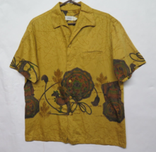 Vintage Liberty House 70s Men&#39;s L Hawaiian Abstract Short Sleeve Shirt E... - £48.80 GBP