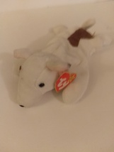 Ty Beanie Babies Butch the Bull Terrier 8&quot; Long Retired Mint With All Tags - $14.99