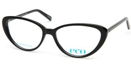 New Modo Eco Born Recycled Riga Blk Black Eyeglasses 55-15-140mm - £59.02 GBP