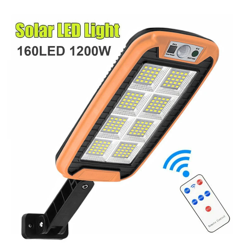 2022 New Solar Street Lights 1500W 168LED Torch Outdoor Security Light Wall Lamp - £81.18 GBP