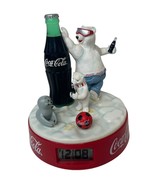 Vtg Coca Cola Bottle 1999 Polar Bear &amp; Seal Battery Operated Digital Ala... - €12,88 EUR