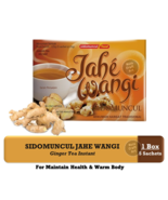 Sidomuncul JAHE WANGI Roasted Ginger Tea For Warm Body - 5 sachets - $513.18 MXN