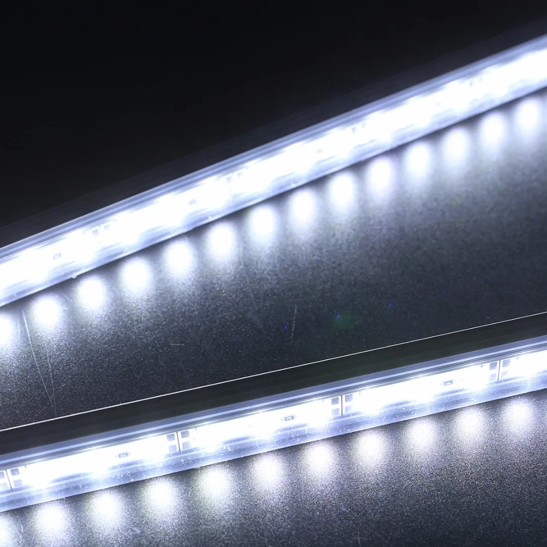 2pcs 50cm 5630 36LED 12V DC Car Interior Strip Light Bar Van Caravan Cold Whit - £15.29 GBP