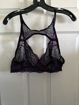 Women XL Elegant Black Purple Set Garter Belt Bra Sexy Lingerie Lace Int... - €15,38 EUR