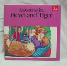 VINTAGE 1986 AN AMERICAN TAIL Fievel and Tiger Children's Book  Mcdonald's - $14.85