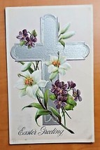 ANTIQUE Victorian EASTER Embossed Post Card~1911~A Merry Easter*** - $167.54 MXN