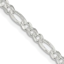 Sterling Silver Figaro Chain 24&quot; - £119.13 GBP