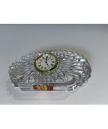 Lead Crystal Small Clock | Crystal Legends Clock | Anna Huntte Handmould... - $45.00