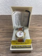 LORUS Mickey Mouse Melody Watch RTR010 Leather Band Mickey Mouse March K... - $98.99