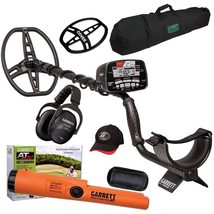 Garrett AT MAX Metal Detector with Pro-Pointer at Z-Lynk and Carry Bag, Hat - £666.37 GBP
