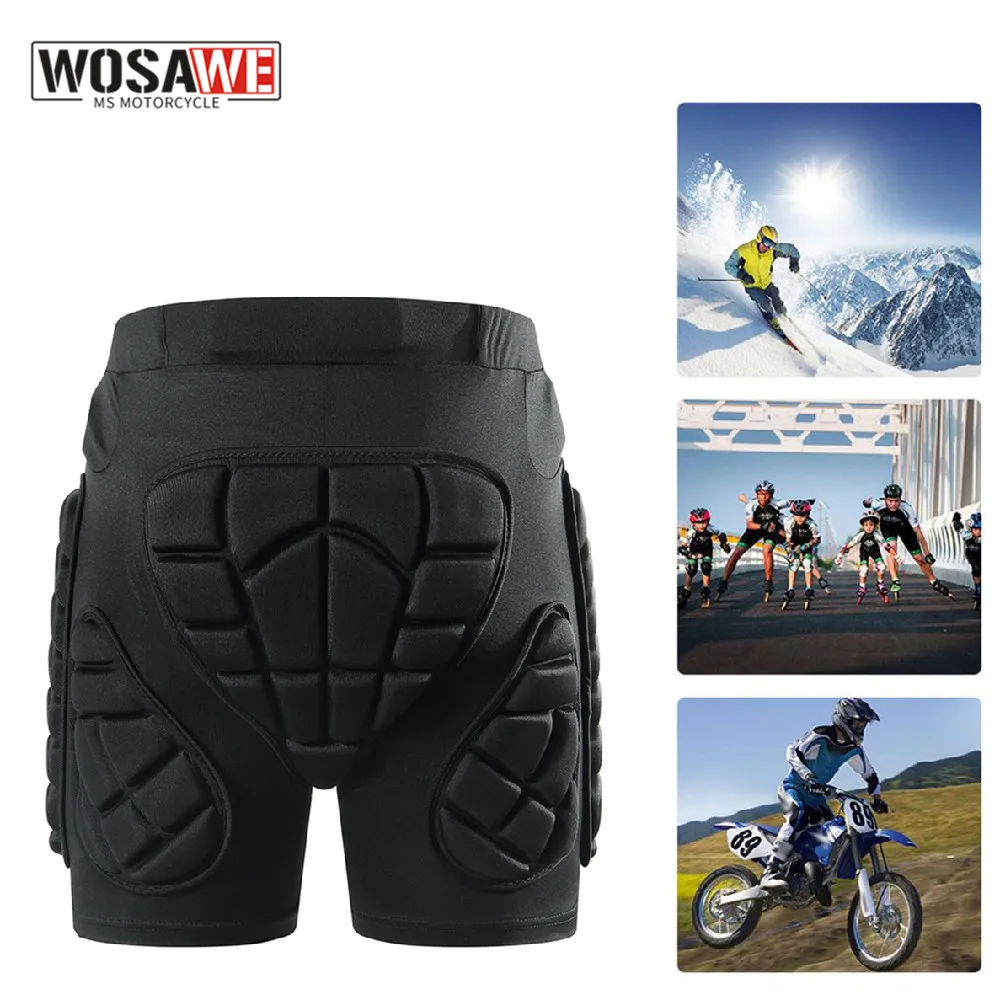WOSAWE Motocross Hip Protective Shorts Motorcycle Hip Paded Protection Men EVA - £12.80 GBP+