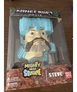 Minecraft Movie Mighty MEGA Squishme Steve 9&quot; Figure With Exclusive Code... - $47.17 CAD