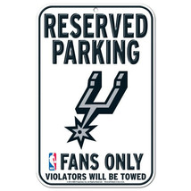 San Antonio Spurs 11&quot; by 17&quot; Reserved Parking Plastic Sign - NBA - £11.58 GBP