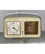 Vintage Waltham Ballerina Musical Alarm Clock, Cream Bakelite, Made In G... - £108.88 GBP