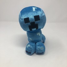 Charged Creeper 2020 Plush Toy Mojang Jinx MINECRAFT Stuffed Animal Blue - £18.23 GBP