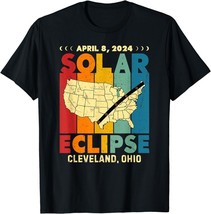 Total Solar Eclipse 2024 Cleveland Ohio Totality Unisex T-Shirt - £11.90 GBP+