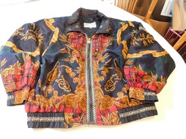 Giacca Sport medium womens jacket coat 1980&#39;s RARE shoulder pads bomber vintage - £78.20 GBP