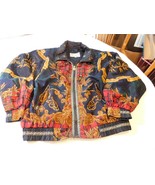 Giacca Sport medium womens jacket coat 1980&#39;s RARE shoulder pads bomber ... - £77.52 GBP