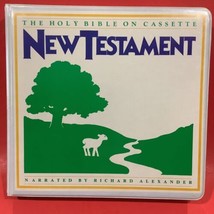 New Testament Bible on 12 Cassette Tapes Narrated by Richard Alexander  - £8.73 GBP