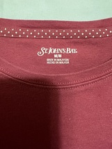 St John’s Bay Women’s Short Sleeve Shirt Size M - £11.79 GBP