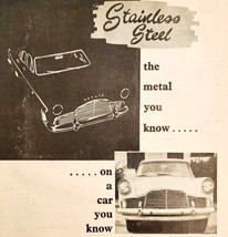 1957 Firth Vickers Steel London Ford Zephyr Import Advertisement Autocar... - $18.00