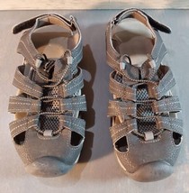 Eddie Bauer Youth Black/Grey Chris Sandal Shoe Size 3 - $16.70