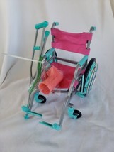 My Life As Folding Wheelchair, Set of Crutches, &amp; Cast for 18&quot; Dolls - £22.47 GBP