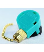 ZING EAR ZE-268S6 3 Speed 4 Wire Green PULL CHAIN SWITCH Brass Fan HUNTE... - $32.92 CAD