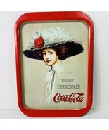 VTG 70s Coca-Cola Serving Tray Metal Retro Reproduction Hamilton King 19... - $9.89