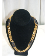 Vintage Heavy Gold Link Chain signed Givenchy 1976 Paris New York - €150,46 EUR