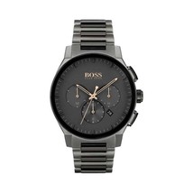 Hugo Boss HB1513814 Peak Mens Black Stainless Steel Chronograph Watch + Gift Bag - £108.40 GBP