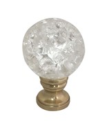 Royal Designs, Inc. Small Ball with Crackle Texture K9 Crystal Clear Fin... - $27.67+
