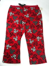 Disney Classic Red Mickey Plush Pants Fleece Pajama Pants Womens XXL New - £27.40 GBP